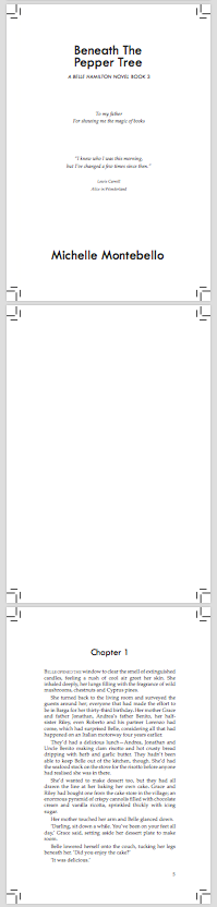 Internal Book Printing Pages